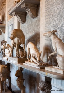 Dog sculptures in the Vatican Museum
