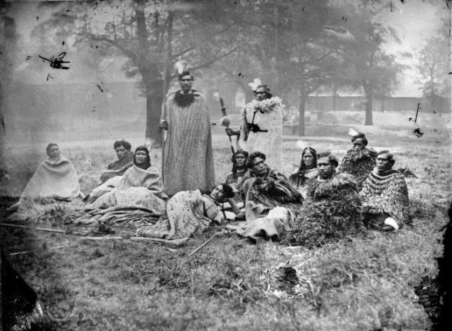 The group of Maori who visited England