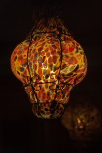 Venetian glass lamp