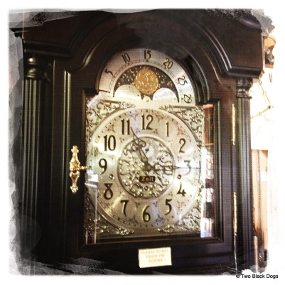 Huge Grandfather clocks at the Cuckoo Clock Shop, Mt Tamborine