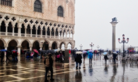 Rainy day in Venice